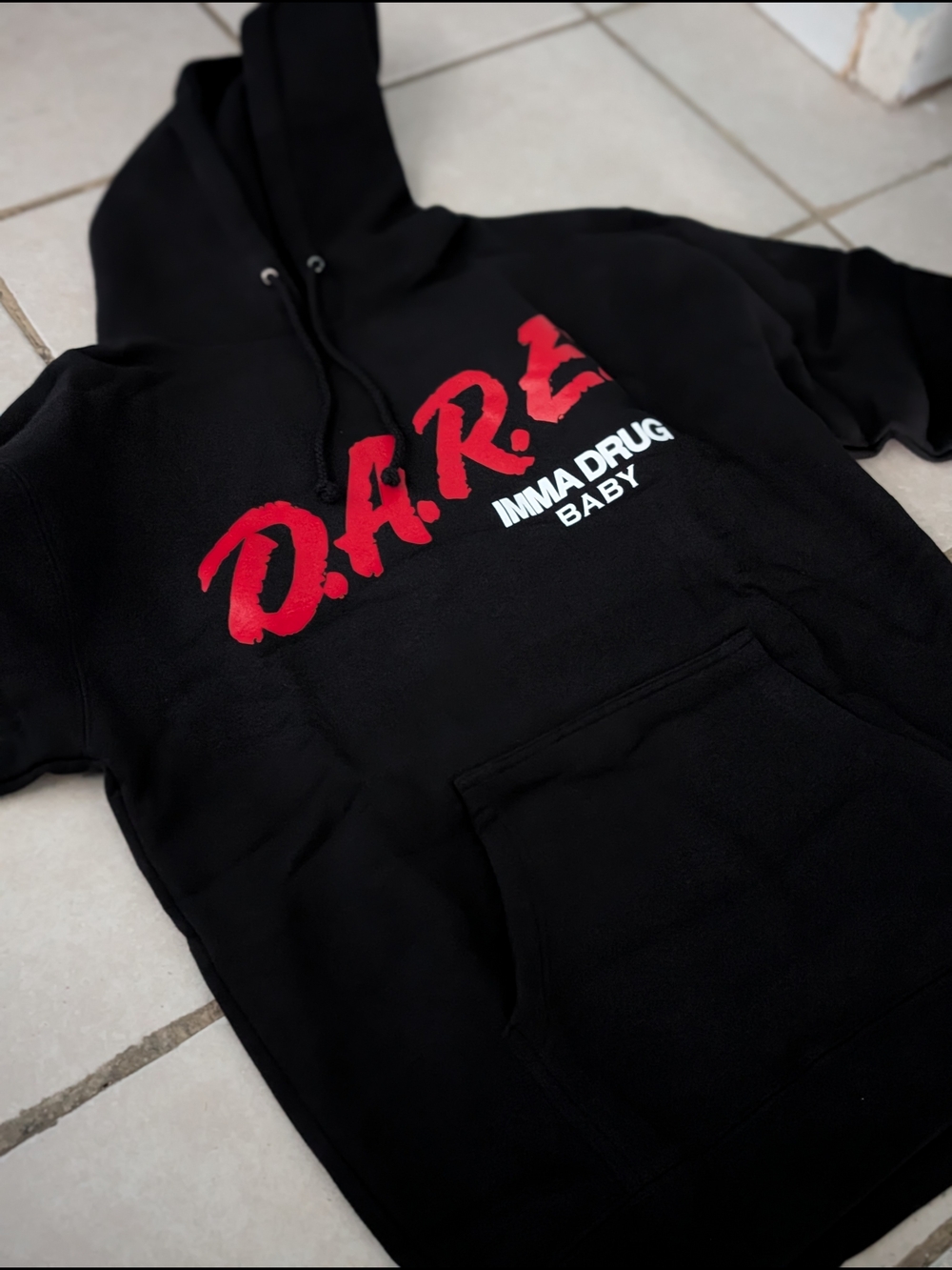 Fivio Black D.A.R.E. Graphic Hoodie